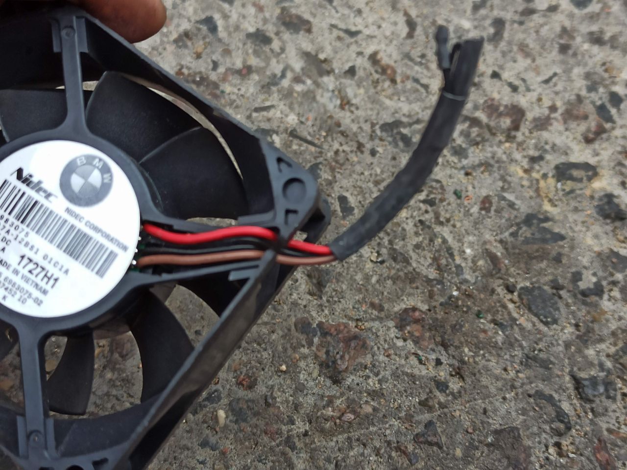 вентилятор охлаждения отсека электроники BMW 7 серия F01/F02 2011, 3.0 л., N54 B30 A, бензин, седан, 6983075 - фото №1