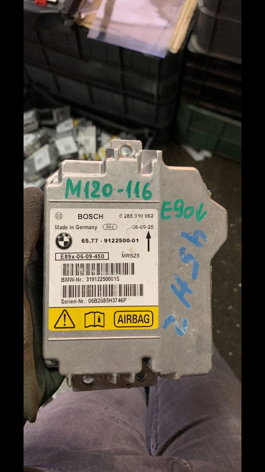 блок AirBag BMW 3 серия E90/E91/E92/E93 2006, 2.0 л., дизель, АКПП, седан, 6577912250001, 0285010062 - фото №1