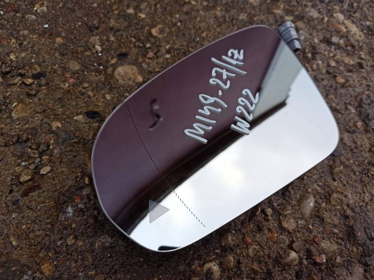 стекло зеркала наружного левого Mercedes-Benz S-Класс W222/C217/A217 2014, 3.0 л., OM 642.861, дизель, АКПП, серебристый, седан - фото №1