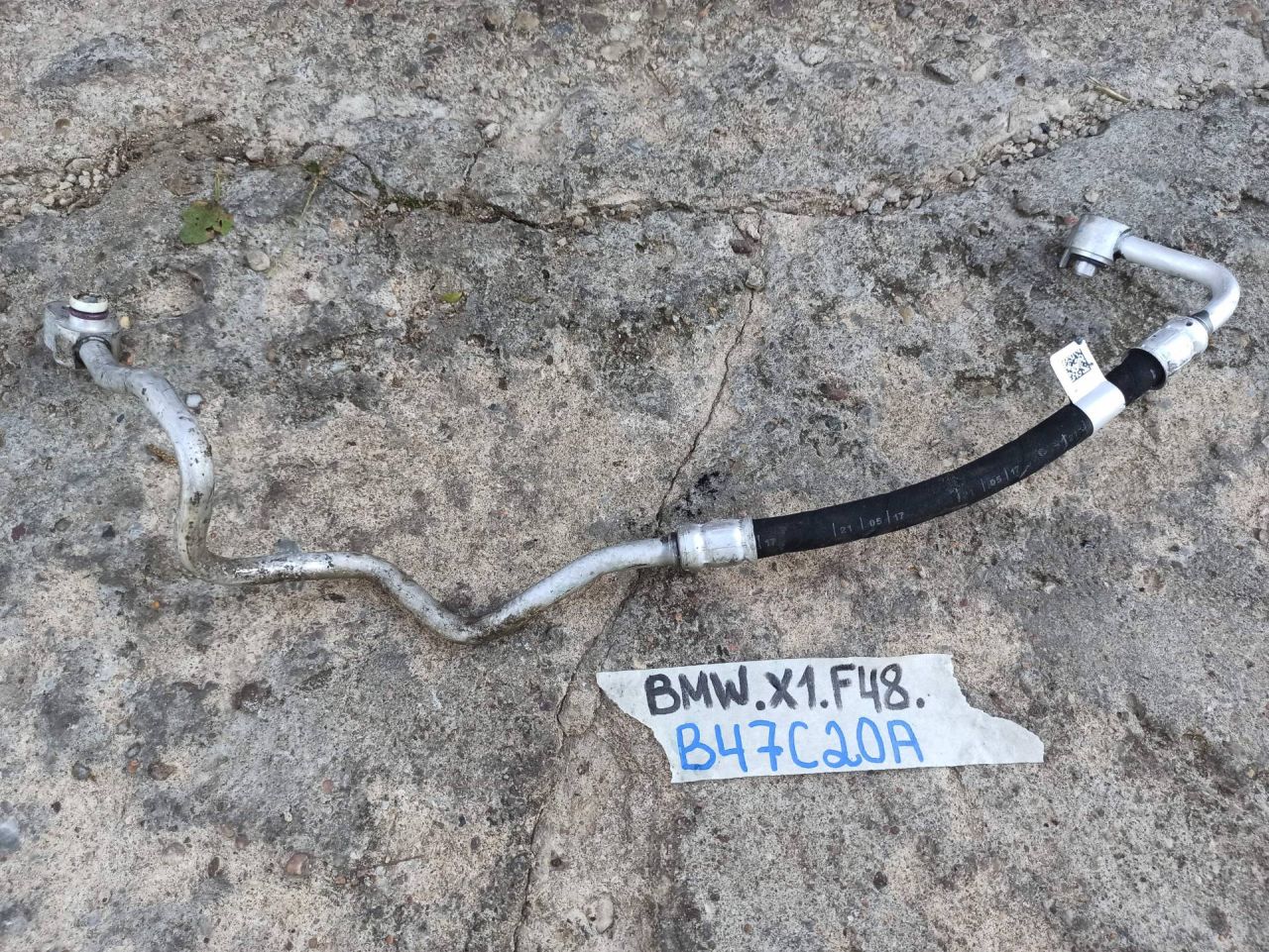 трубка кондиционера BMW X1 F48 2017, 1.8 л., дизель, АКПП, 475, полный привод, 9209727 - фото №1