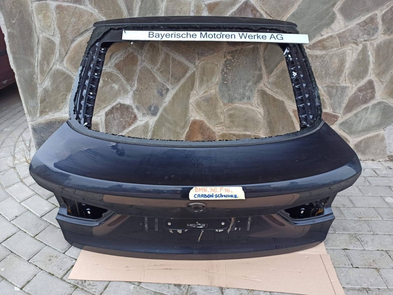крышка багажника (дверь 3-5) BMW X6 F16 2016, 3.0 л., бензин, правый руль - фото №1