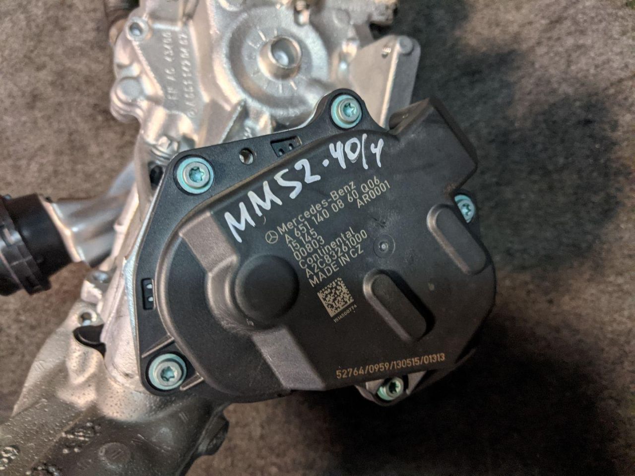 клапан EGR Mercedes-Benz GL-Класс X166 2015, 2.1 л., OM 651.960, дизель, АКПП, 6511400860, A6511400860, A2C83261000 - фото №1