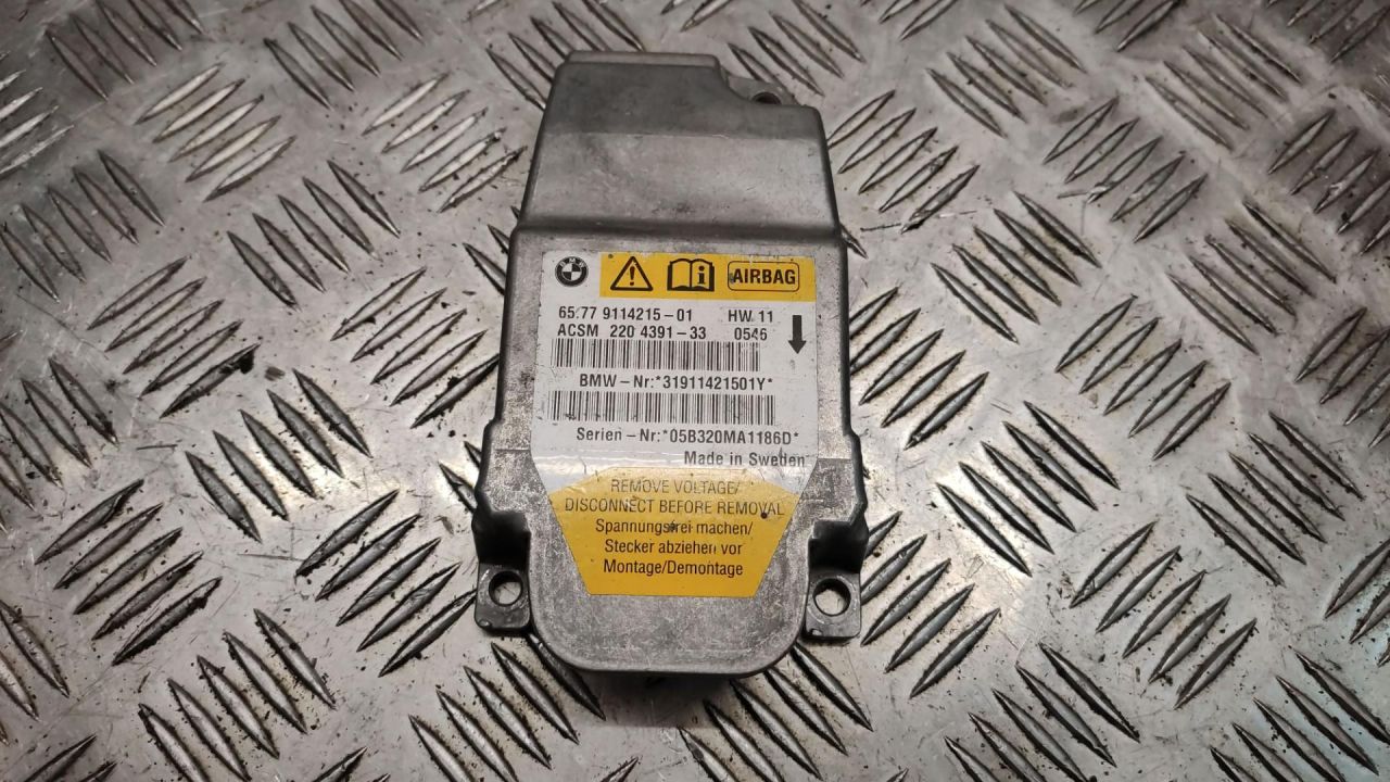 блок AirBag BMW 5 серия E60/E61 2007, 65779114215, 9114215 - фото №1