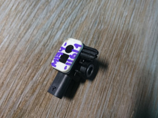 датчик удара BMW 2013, 2.0 л., N47 D20 C, дизель, АКПП, хетчбэк 5 дв., правый руль, 65779234989, 130712100