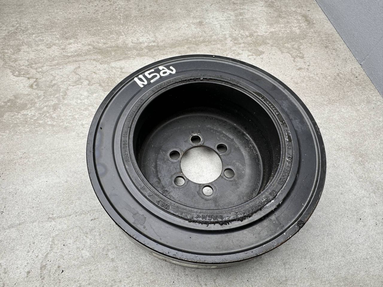 шкив коленвала BMW 5 серия E60/E61 2007, 3.0 л., N52 B30 A, бензин, 7546087 - фото №1