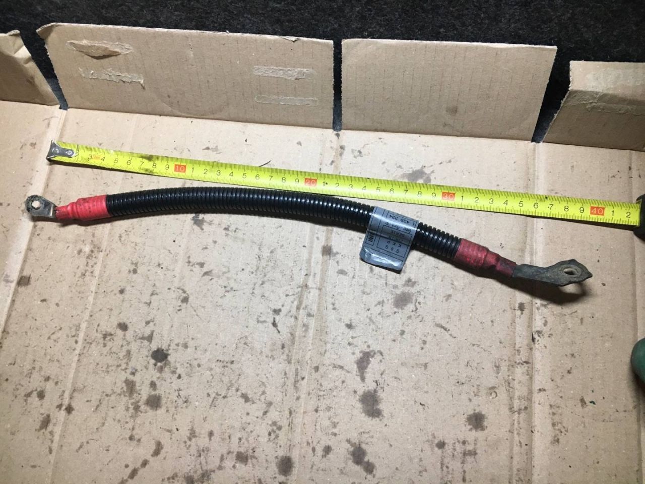 минусовой провод аккумулятора BMW 3 серия E46 2001 - фото №1