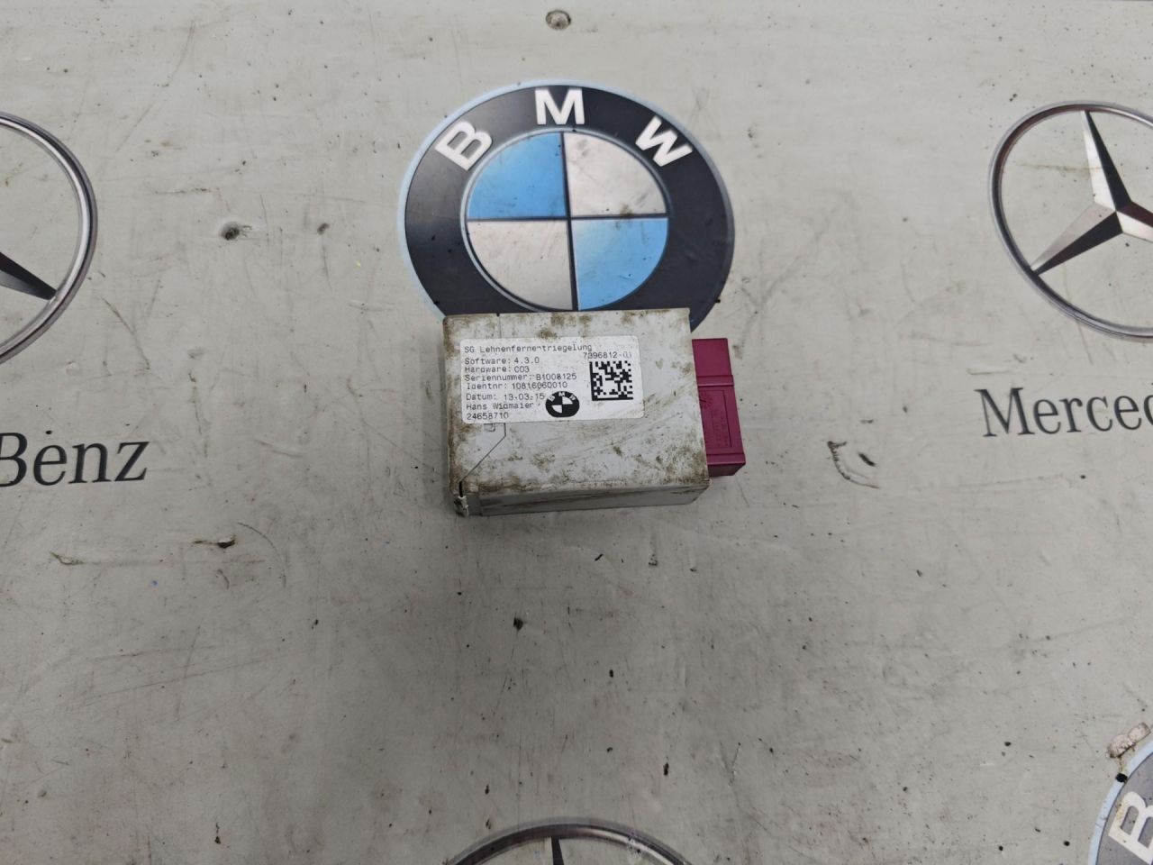 блок управления сиденьем BMW 2 серия Active Tourer F45 2015, 2.0 л., бензин, 7396812 - фото №1