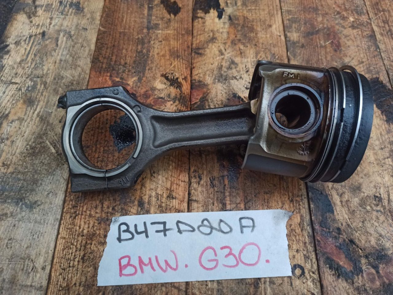 поршень BMW 5 серия G30/G31 2017, 2.0 л., B47 D20 A, дизель - фото №1