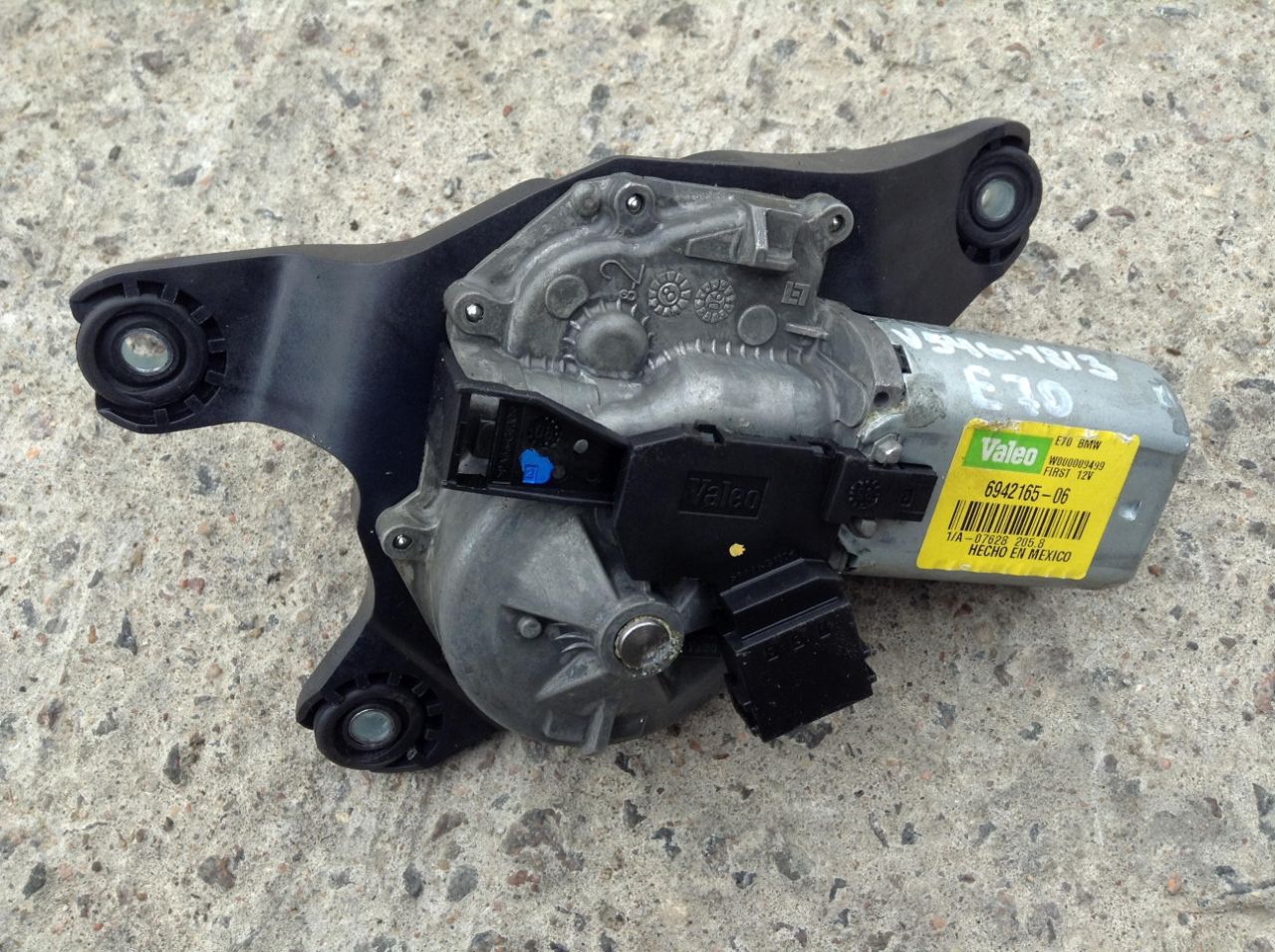 моторчик заднего стеклоочистителя (дворника) BMW X5 E70 2008, 4.8 л., N62 B48 B, бензин, АКПП, черный, внедорожник 5 дв., 6942165 - фото №1