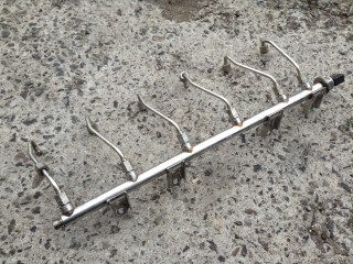 топливная рампа BMW 5 серия E60/E61 [рестайлинг] 2008, 3.0 л., N54 B30 A, бензин, АКПП, бордовый, седан, 7575480