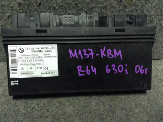 Блок управления BCM (Body Control Module) BMW 6 серия E63/E64 2006, 3.0 л., N52 B30 A, бензин, АКПП, черный, купе, задний привод, правый руль, 9136039, 61359136039