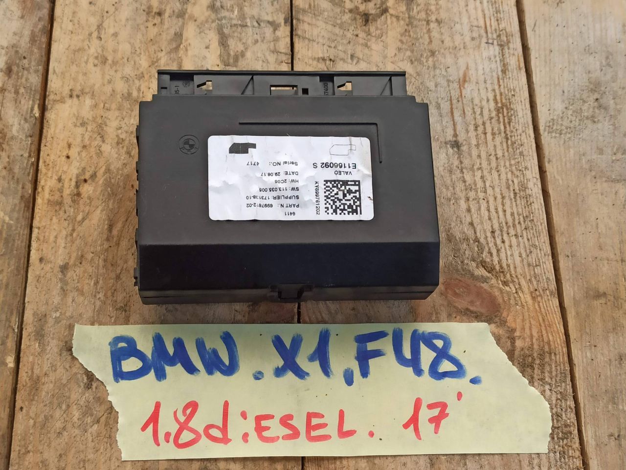 блок управления печки / климат-контроля BMW X1 F48 2017, 1.8 л., дизель, АКПП, 475, полный привод, 6997612 - фото №1