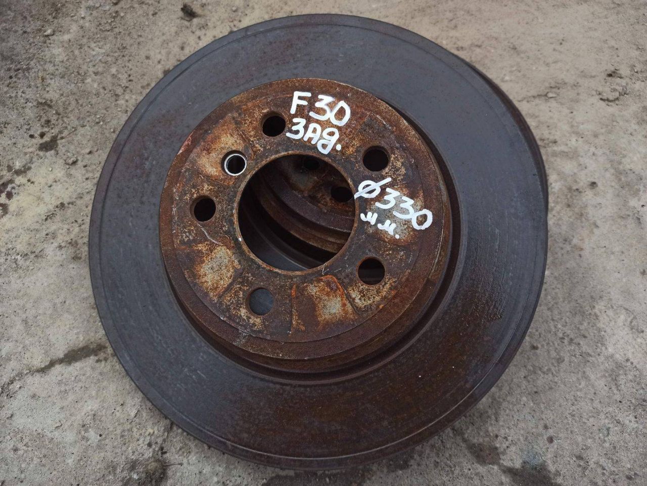 диски тормозные (комплект) BMW 3 серия F30/F31/F34 2012, 3.5 л., бензин, АКПП, седан, задний привод, 6792233 - фото №1