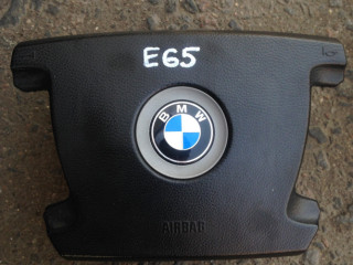 подушка безопасности водителя BMW 7 серия E65/E66/E67 2004, 3.0 л., бензин, АКПП, седан, 6766376, 33676637603