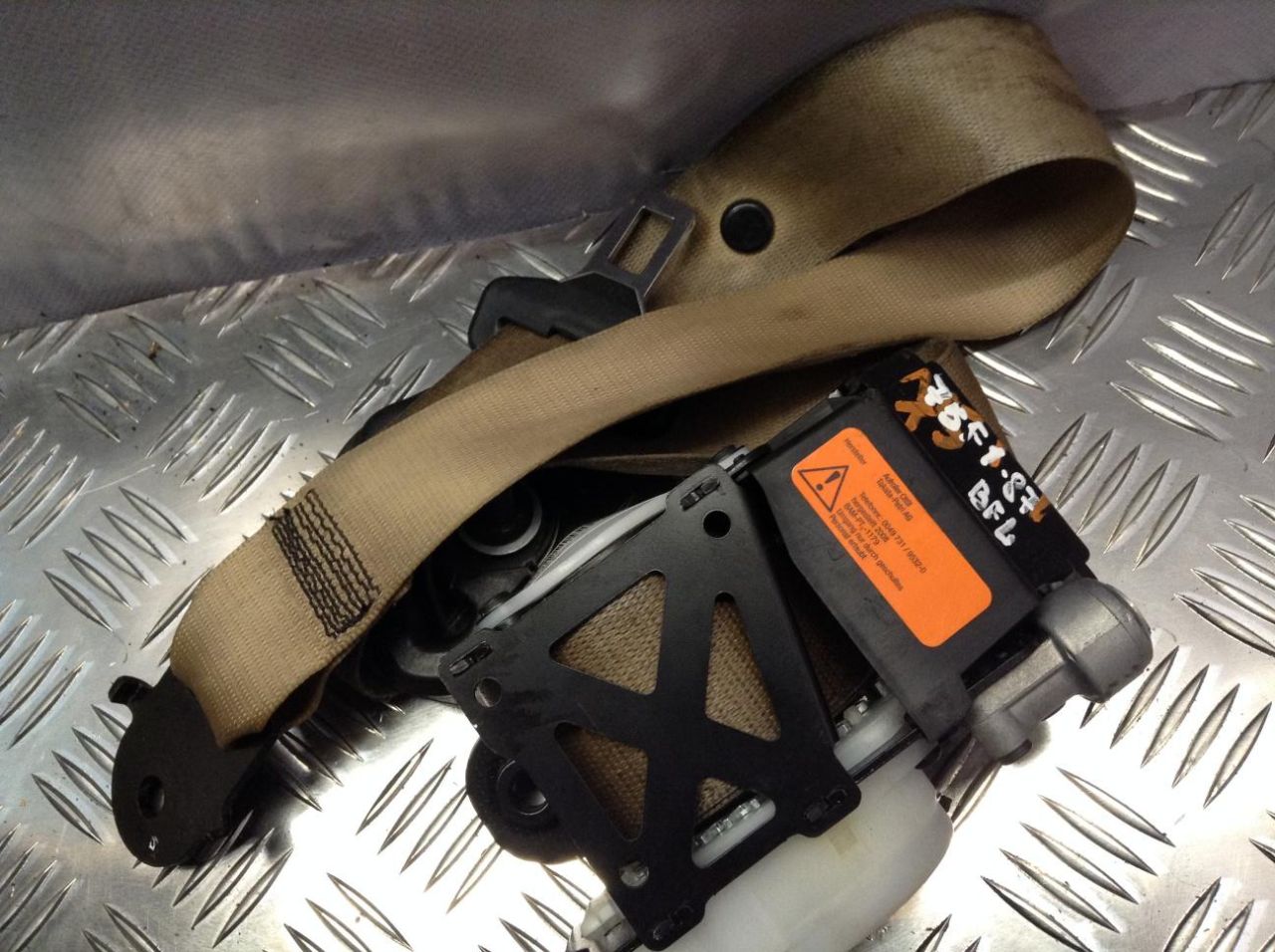 ремень безопасности BMW X5 E70 2008, 3.0 л., N52 B30 AF, бензин, АКПП, внедорожник 5 дв. - фото №1