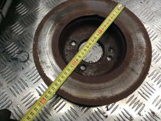 диск тормозной передний Mini Cooper 1 поколение 2001, 1.6 л., W10 B16 A, бензин, АКПП, красный, хетчбэк 5 дв.