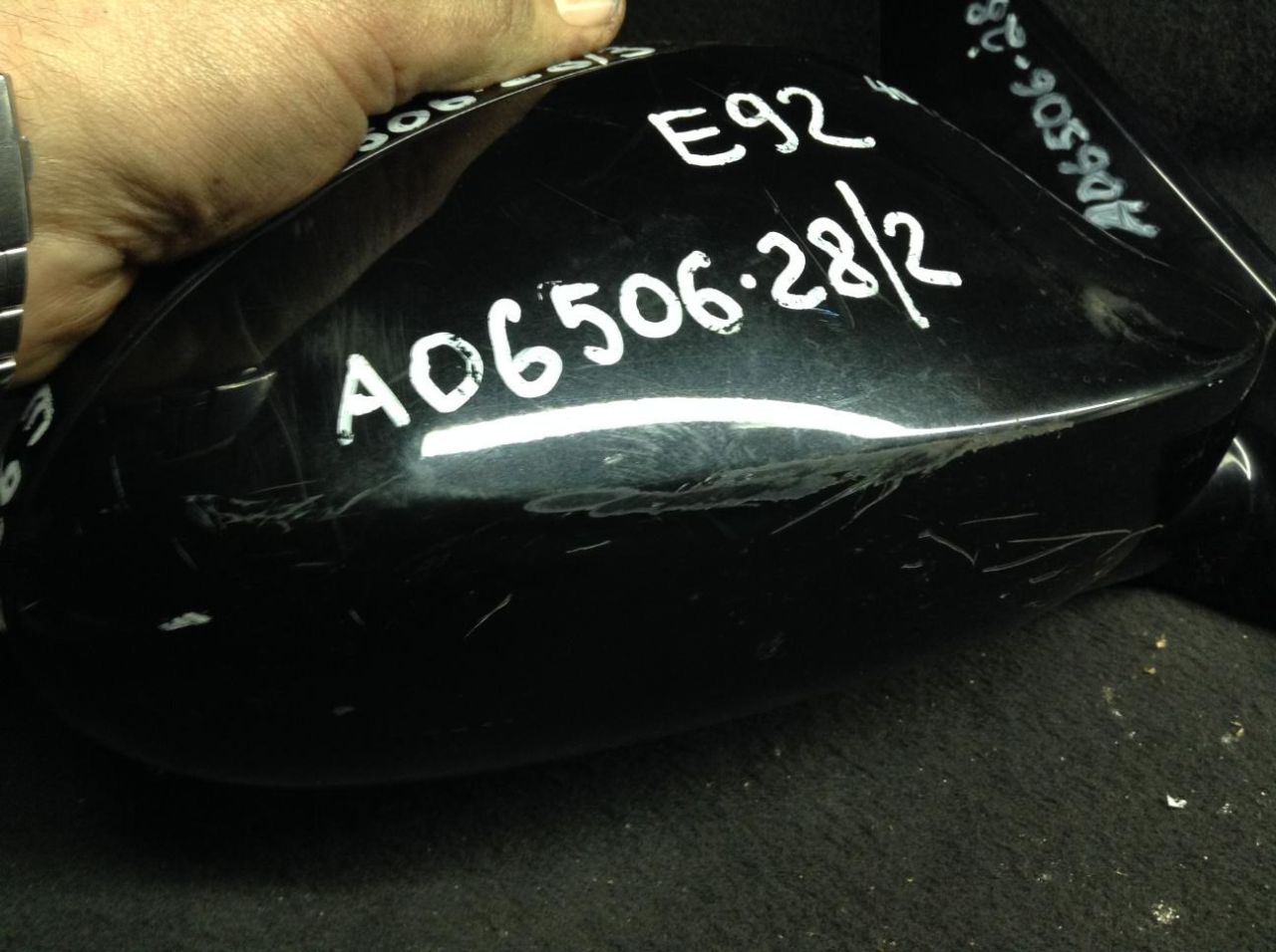 накладка на зеркало BMW 3 серия E90/E91/E92/E93 2007, 3.0 л., N53 B30 A, бензин, АКПП, купе - фото №1