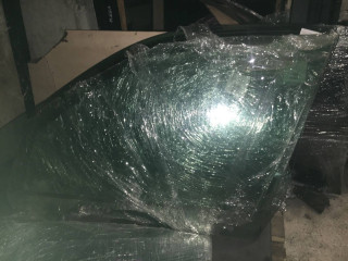 стекло двери передней левой BMW X5 E70 2007, 4.8 л., N62 B48 B, бензин, АКПП, черный, внедорожник 5 дв.