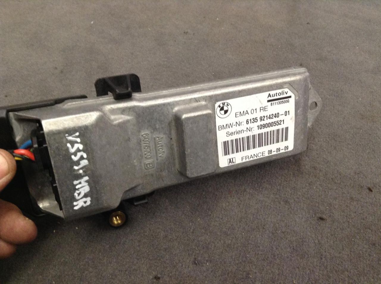 блок управления ремнем безопасности BMW 7 серия F01/F02 2009, 4.4 л., N63 B44 A, бензин, АКПП, седан, 9214240 - фото №1