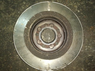 диск тормозной задний Mercedes-Benz E-Класс W212/S212/C207/A207 2011, 1.8 л., M 271.860, бензин, АКПП, черный, кабриолет