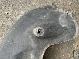 защита арок задняя правая (подкрылок) Mercedes-Benz GL-Класс X164 2007, 3.0 л., OM 642.940, дизель, АКПП, серебристый, внедорожник 5 дв., A1648844822