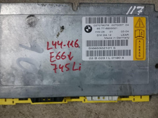 блок AirBag BMW 7 серия E65/E66/E67 2003, 4.4 л., бензин, АКПП, седан, 65776933021, 037078076