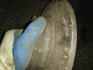 диск тормозной задний Mercedes-Benz E-Класс W212/S212/C207/A207 2011, 1.8 л., M 271.860, бензин, АКПП, черный, кабриолет