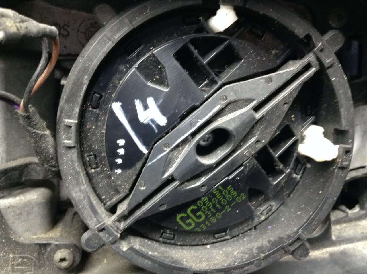 электромоторчик зеркала наружнего BMW 5 серия E60/E61 2007, 2.0 л., N47 D20 A, дизель, АКПП, седан - фото №1