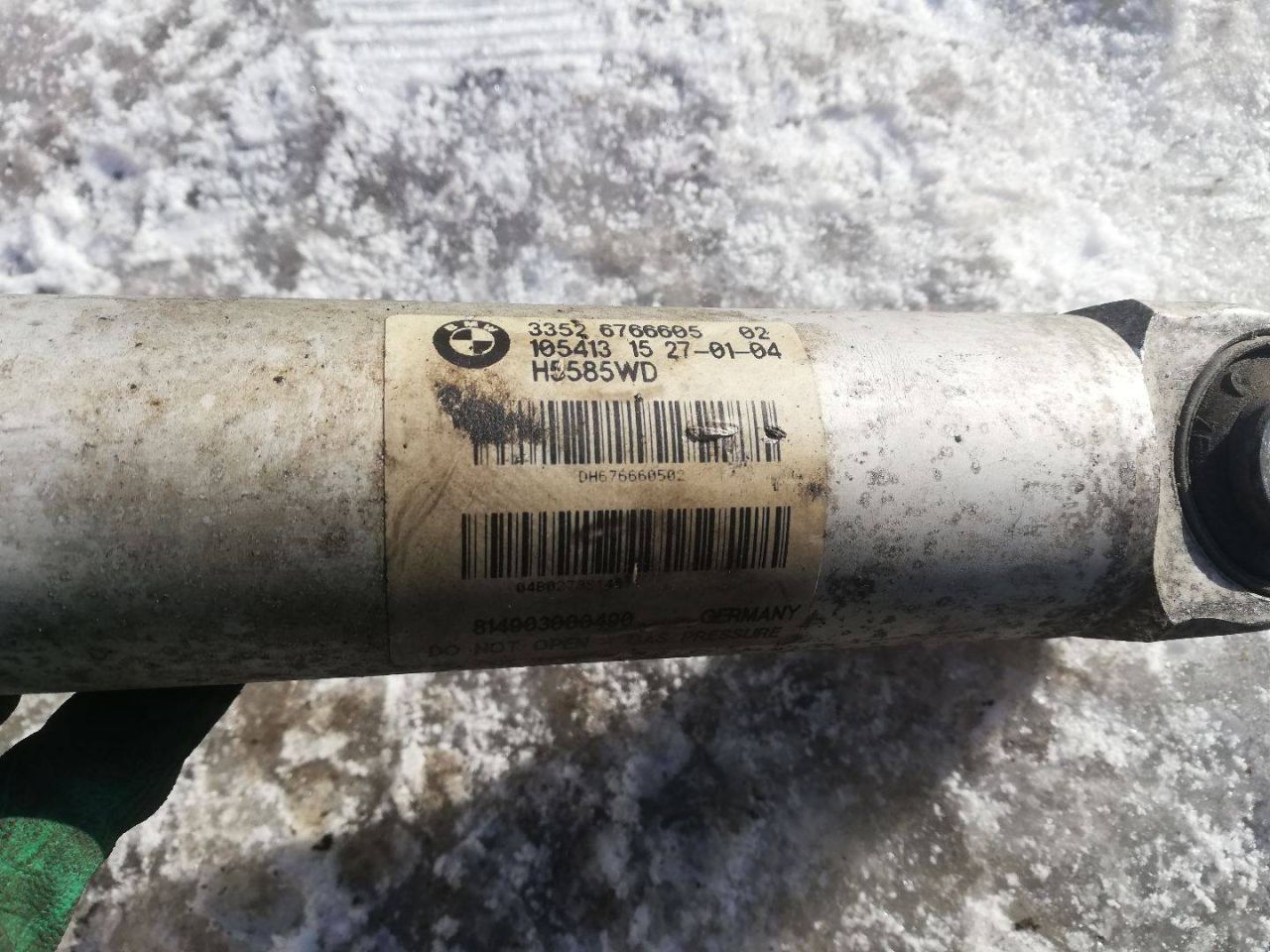 амортизатор задний BMW 5 серия E60/E61 2004, 2.5 л., бензин, 6766605 - фото №1