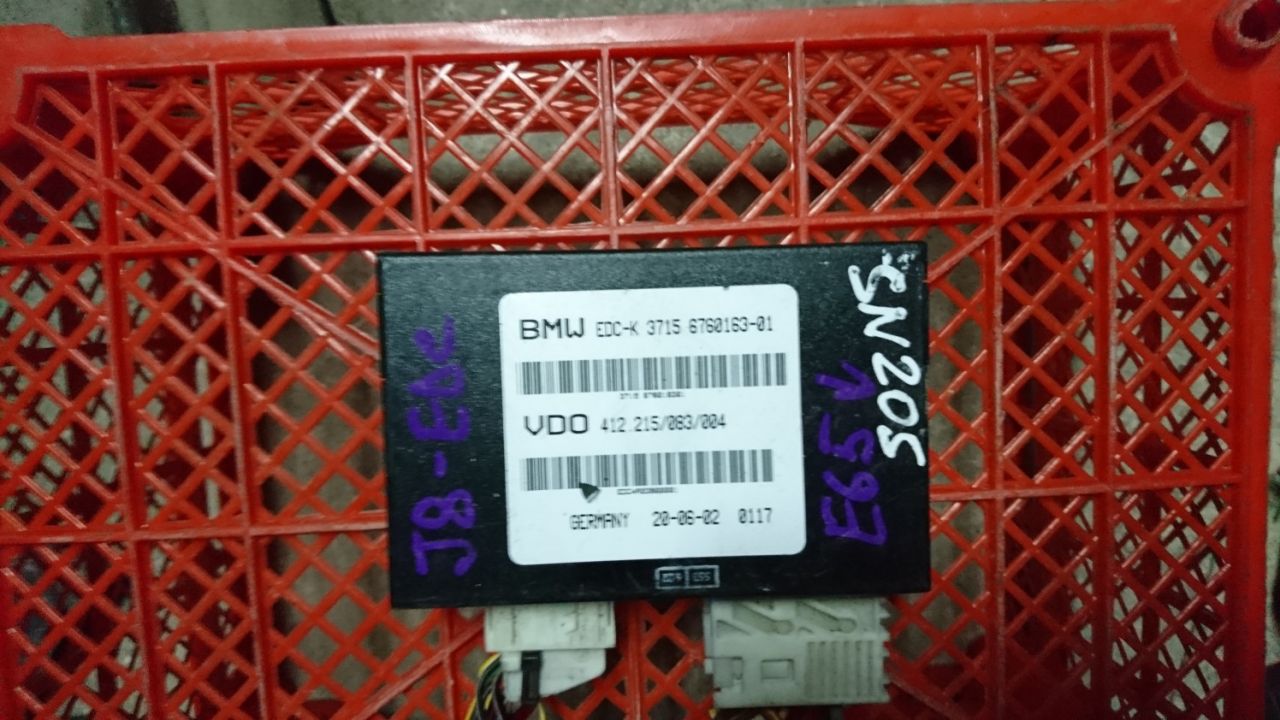 блок управления EDC BMW 7 серия E65/E66/E67 2002, 4.4 л., бензин, АКПП, седан, 37156760163, 412215083004 - фото №1