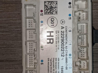 модуль управления двери Mercedes-Benz S-Класс W222/C217/A217 2014, 3.0 л., OM 642.861, дизель, АКПП, серебристый, седан, 2229002212, A2229002212