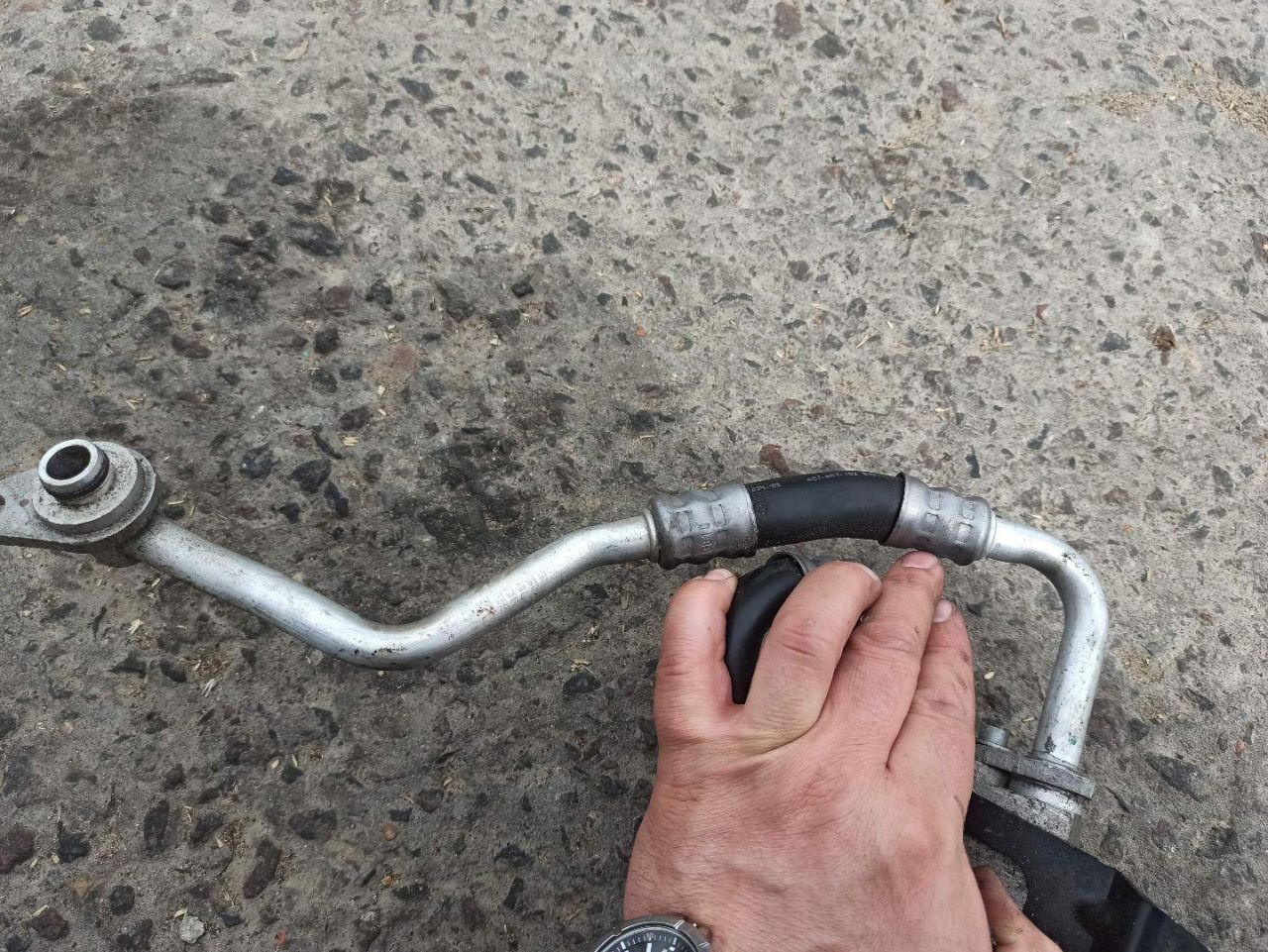 масляная трубка BMW 2013, 3.5 л., бензин, 7604098 - фото №1