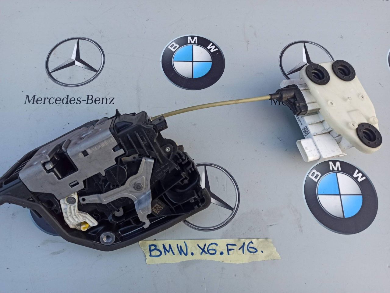 замок двери задней правой BMW X6 F16 2016, 3.0 л., бензин, правый руль, 7281958 - фото №1