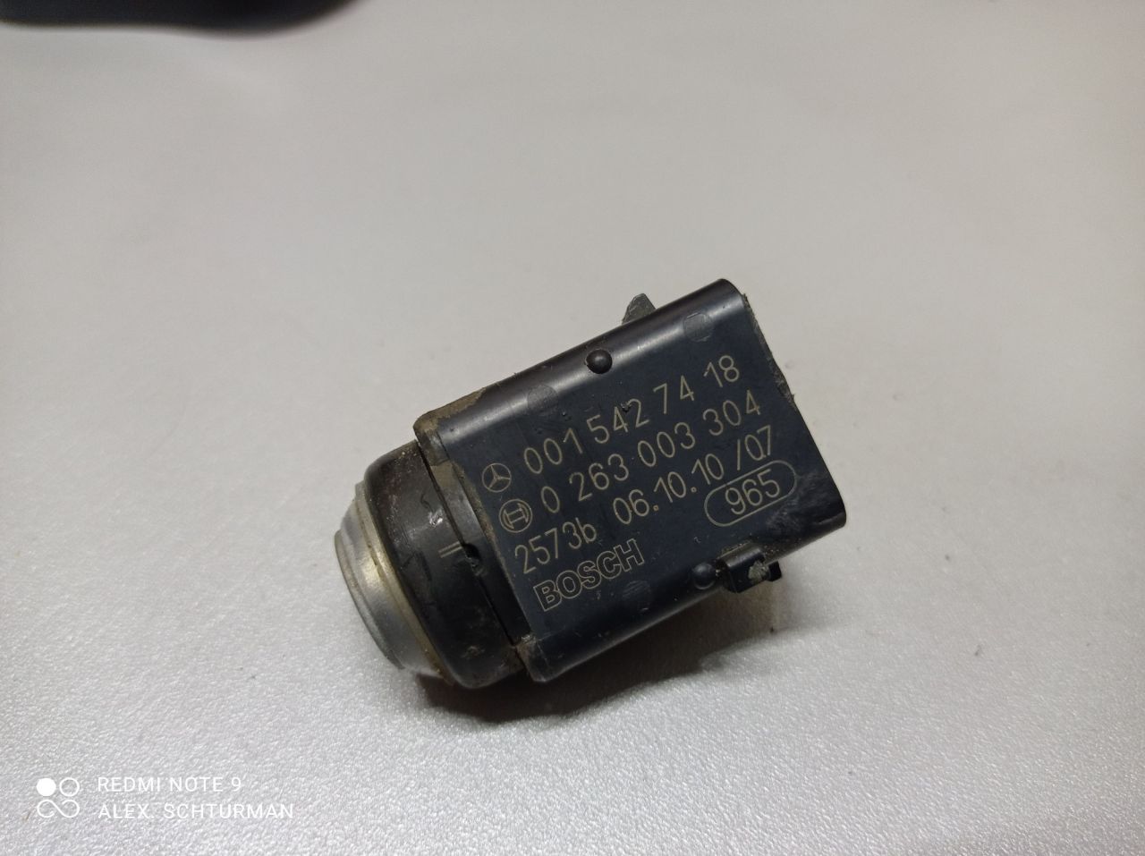 парктроник передний Mercedes-Benz M-Класс W164 2007, дизель, 0015427418 - фото №1