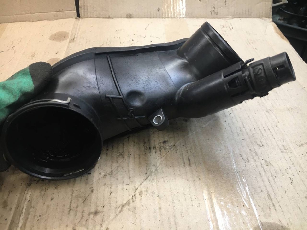 патрубок турбины BMW X5 E70 2010, 3.0 л., N57 D30 A, дизель, АКПП, внедорожник 5 дв., 7807493 - фото №1