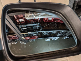 стекло зеркала наружного правого Mercedes-Benz C-Класс W204/S204 2008, 2.1 л., дизель, МКПП, серебро, седан