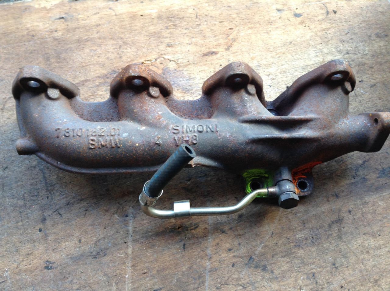 коллектор выпускной BMW X6 E71/E72 2010, 3.0 л., N57 D30 A, дизель, АКПП, внедорожник 5 дв., 7810182 - фото №1