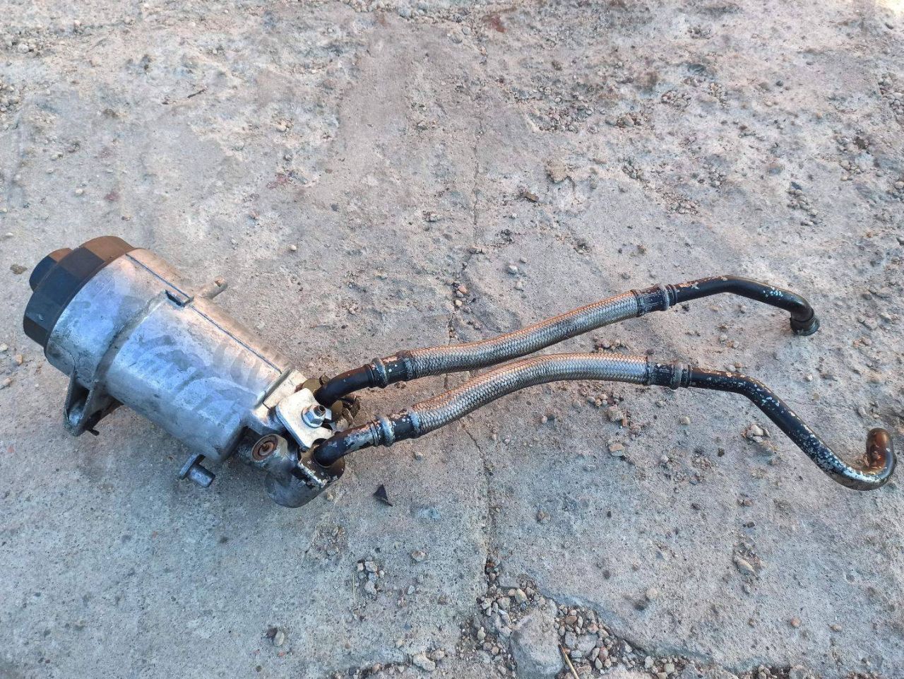 корпус масляного фильтра BMW X5 E53 2002, 4.4 л., бензин, 7511169 - фото №1