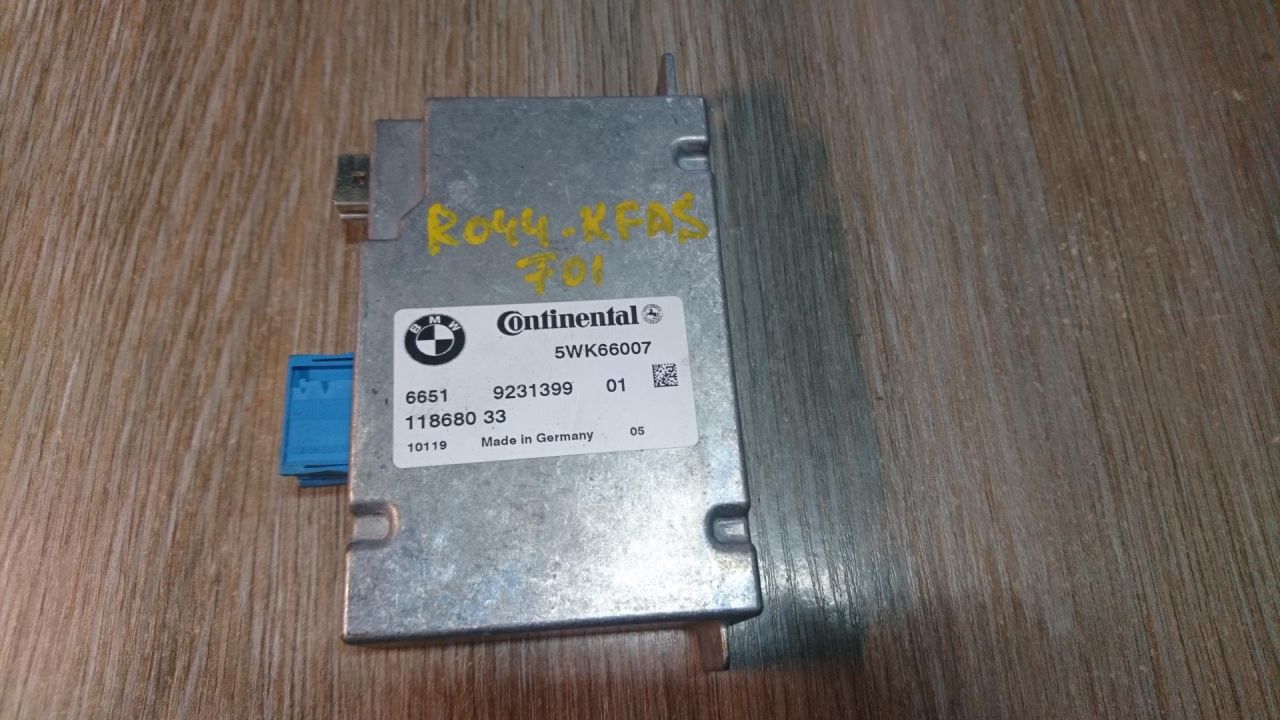 блок управления системы KaFAS BMW 7 серия F01/F02 2010, 4.4 л., N63 B44 A, бензин, АКПП, седан, 66519231399, 5WK66007 - фото №1