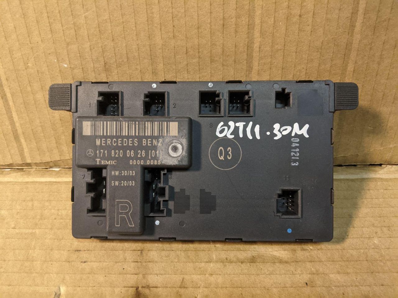 модуль управления двери Mercedes-Benz SLK-Класс R171 2006, 3.5 л., M 272.963, бензин, АКПП, серебристый, кабриолет, 1718200626, A1718200626, 00000085 - фото №1