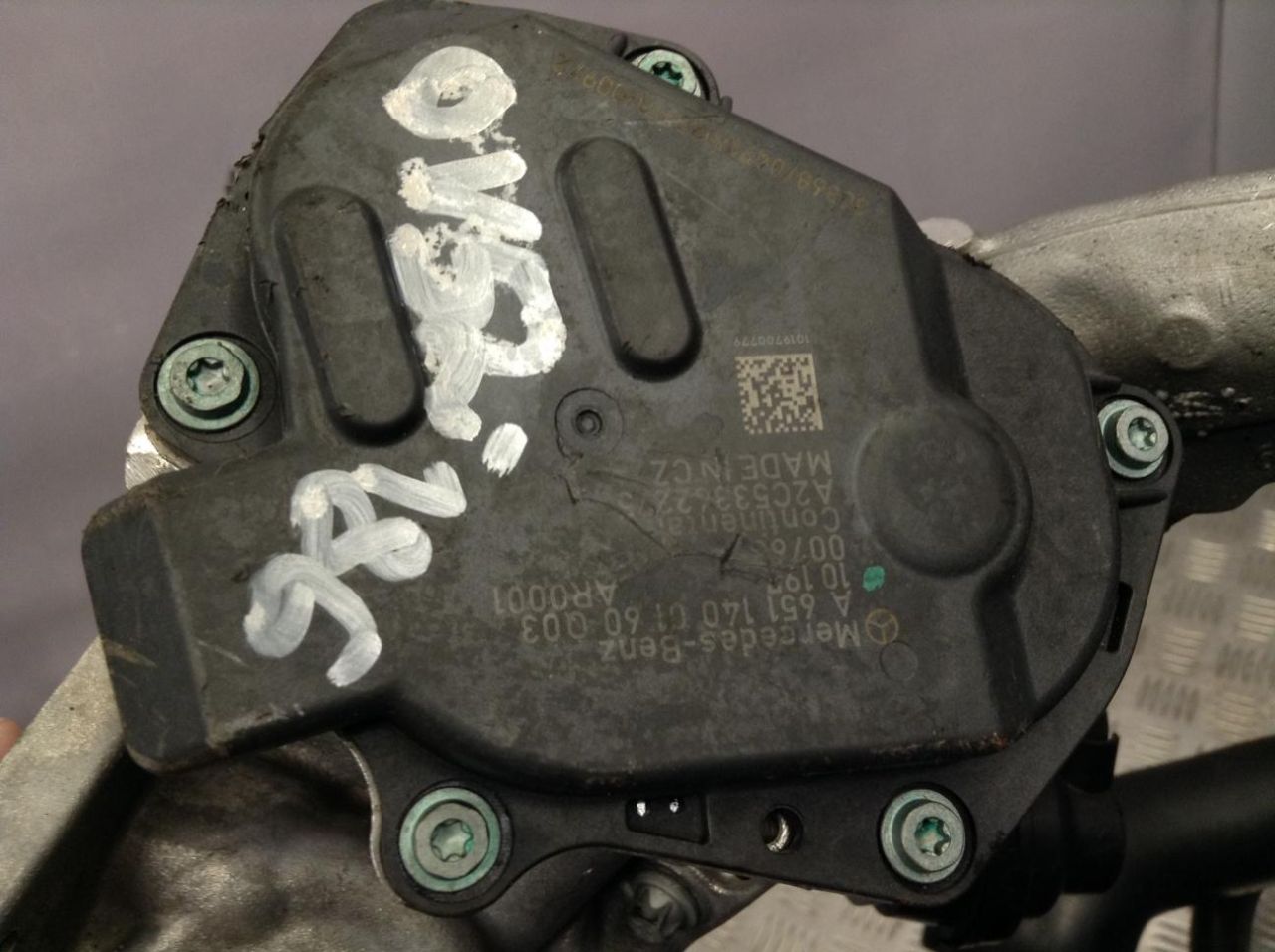 заслонка дроссельная Mercedes-Benz E-Класс W212/S212/C207/A207 2011, 2.1 л., OM 651.924, дизель, АКПП, седан, A6511400160 - фото №1