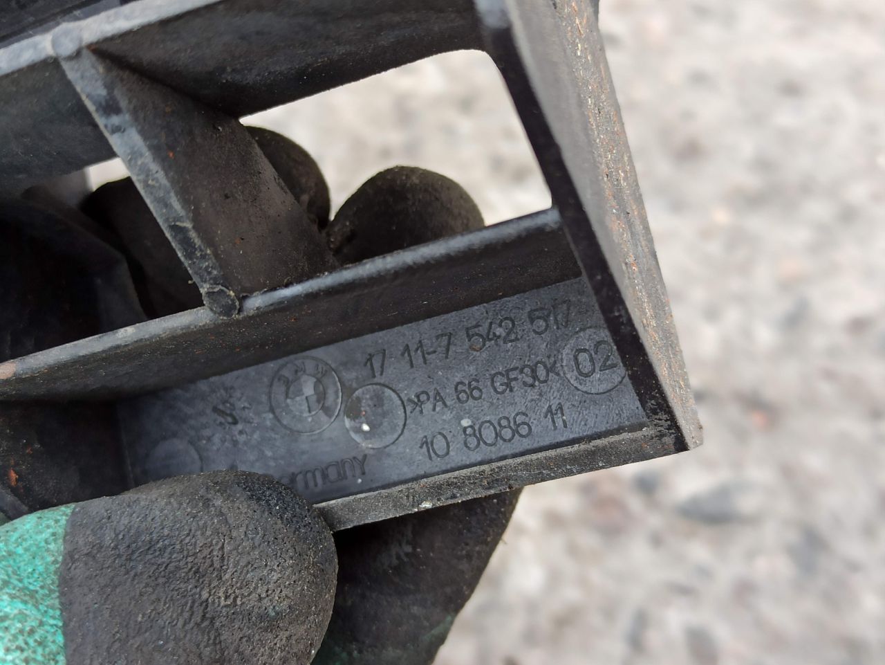 крепление кассеты радиаторов BMW 5 серия E60/E61 2006, 3.0 л., N52 B30 A, бензин, АКПП, седан, 7542517 - фото №1