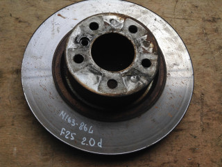 диск тормозной задний BMW X3 F25 2013, 2.0 л., N47 D20 C, дизель, АКПП, белый, внедорожник 5 дв., 6868936