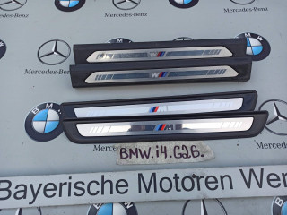 Накладка на порог внутренняя (комплект) BMW i4 G26 2022, электро, АКПП, 7407377, 7407387, 7407388, 7434039, 7434240, 7887316, 8079723, 8079724, 8079739, 8079740, 9451626