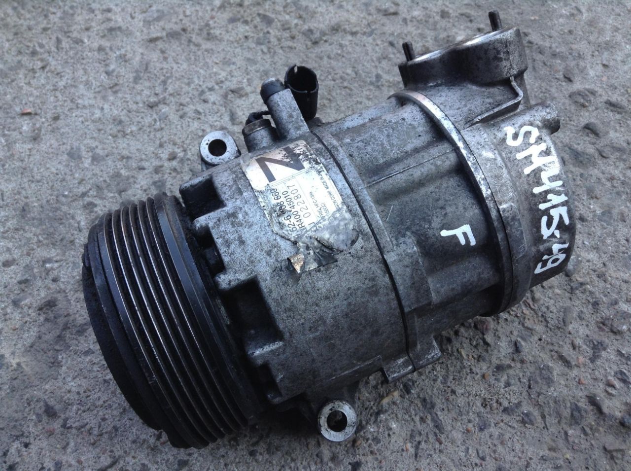 компрессор кондиционера BMW 3 серия E46 2001, 1.8 л., N42 B18 A, бензин, АКПП, седан, 6908660, 64526908660 - фото №1