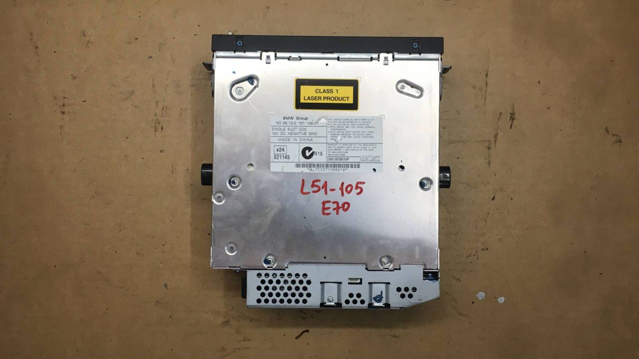 CD-чейнджер BMW X5 E70 2009, 3.0 л., дизель, АКПП, внедорожник 5 дв., 65129151148 - фото №1