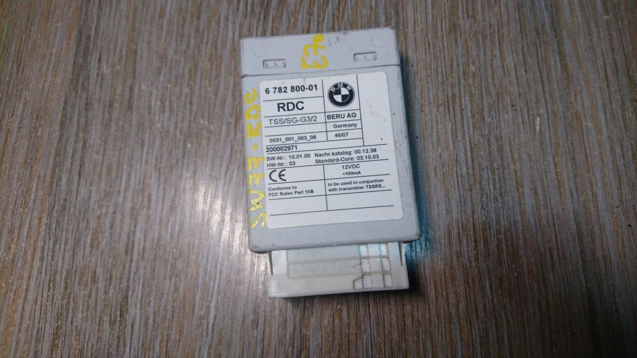 блок контроля давления в шинах BMW X5 E70 2009, 4.8 л., N62 B48 B, бензин, АКПП, внедорожник 5 дв., 6782800, 36236782800 - фото №1