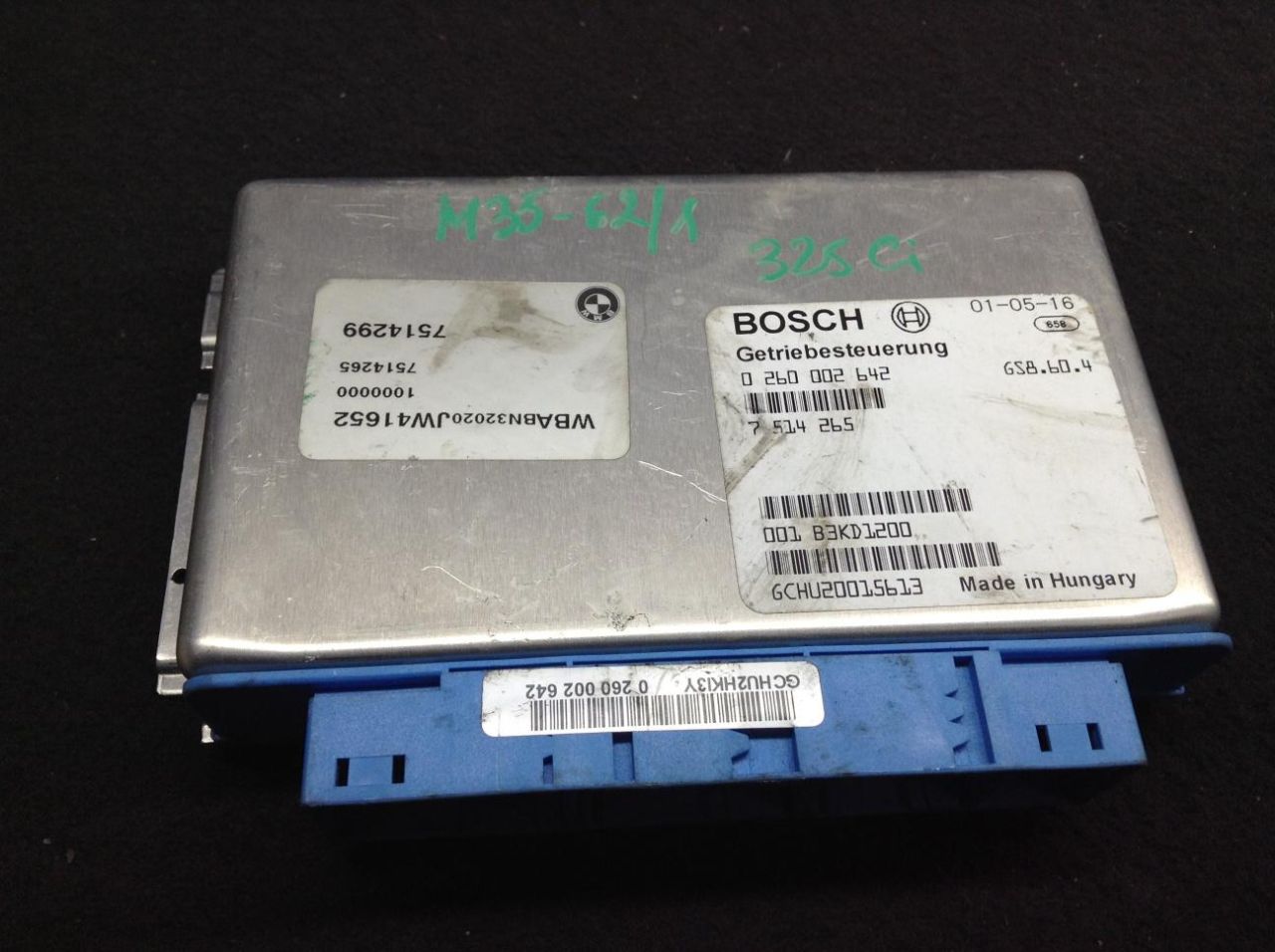 блок управления АКПП BMW 3 серия E46 2001, 2.5 л., бензин, АКПП, купе, 7514265, 24607514299, 7514299 - фото №1