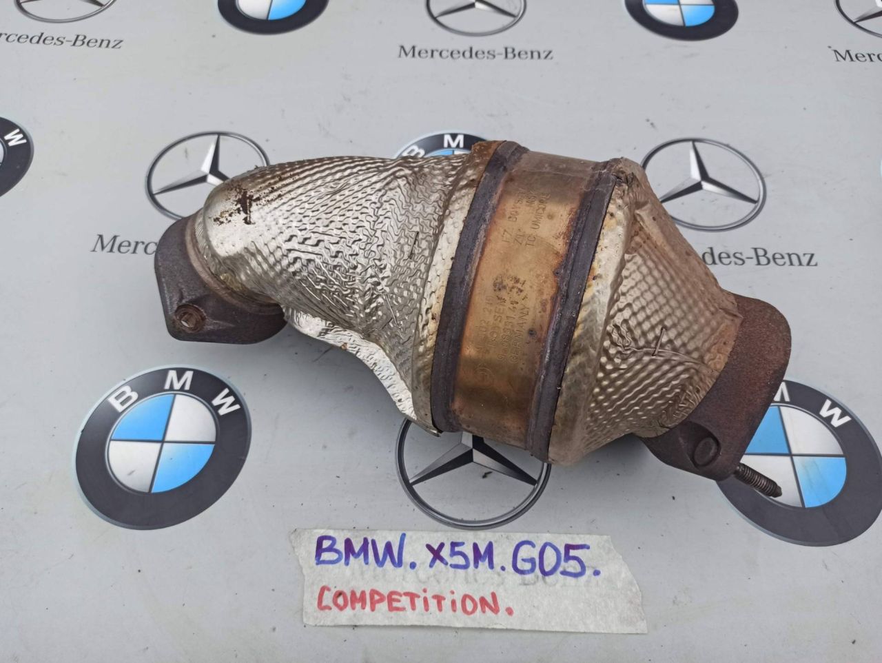 катализатор BMW X5 M F95 2021, 4.4 л., бензин, полный привод, 9502219 - фото №1
