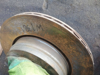 диски тормозные (комплект) BMW 7 серия E65/E66/E67 [рестайлинг] 2006, 3.0 л., бензин, АКПП, седан, задний привод, 1166127